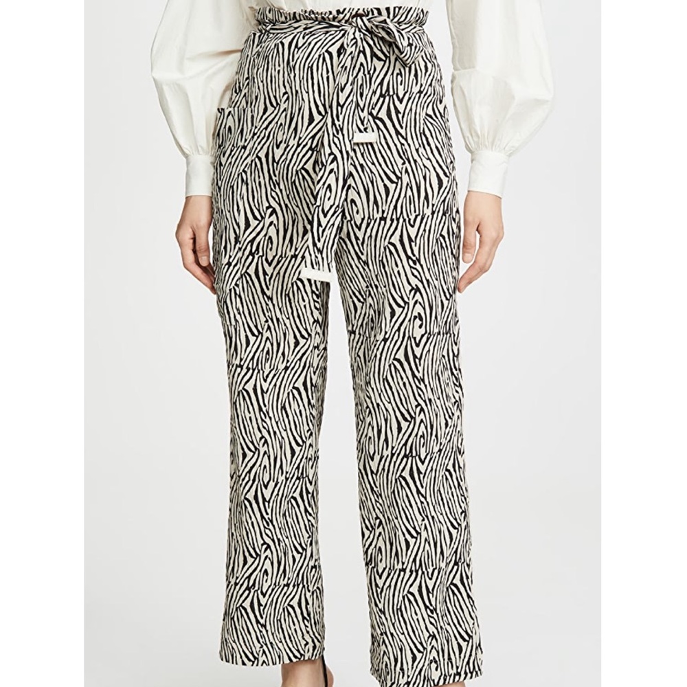 Worn twice nanushka marlin zebra pant